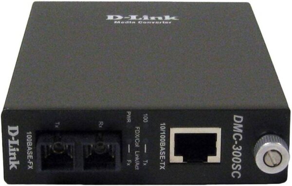 DLINK ДМС-300SC/Е — Ethernet Fiber, 10/100 в 100BaseFX, Auto-MDI/MDIX