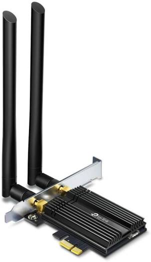 TP-Link Archer TX50E — AX3000 Wi-Fi 6, Bluetooth 5.2 PCIe, поддержка только Windows 10 (64-разрядная версия)